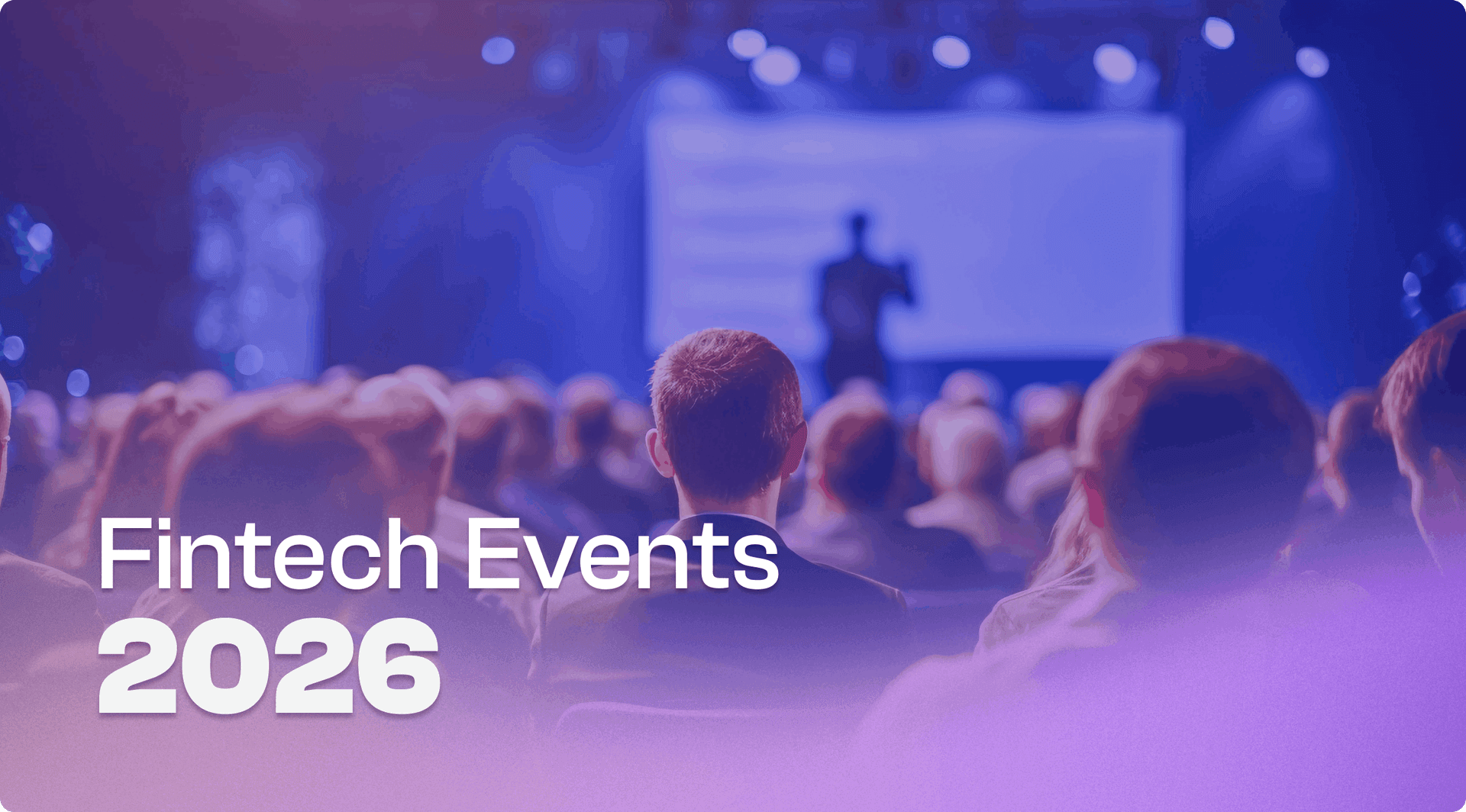 Top Fintech Conferences and Events 2026 background