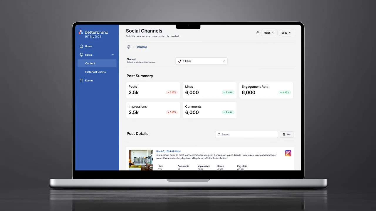 Better Brand Analytics | Data Visualization Platform