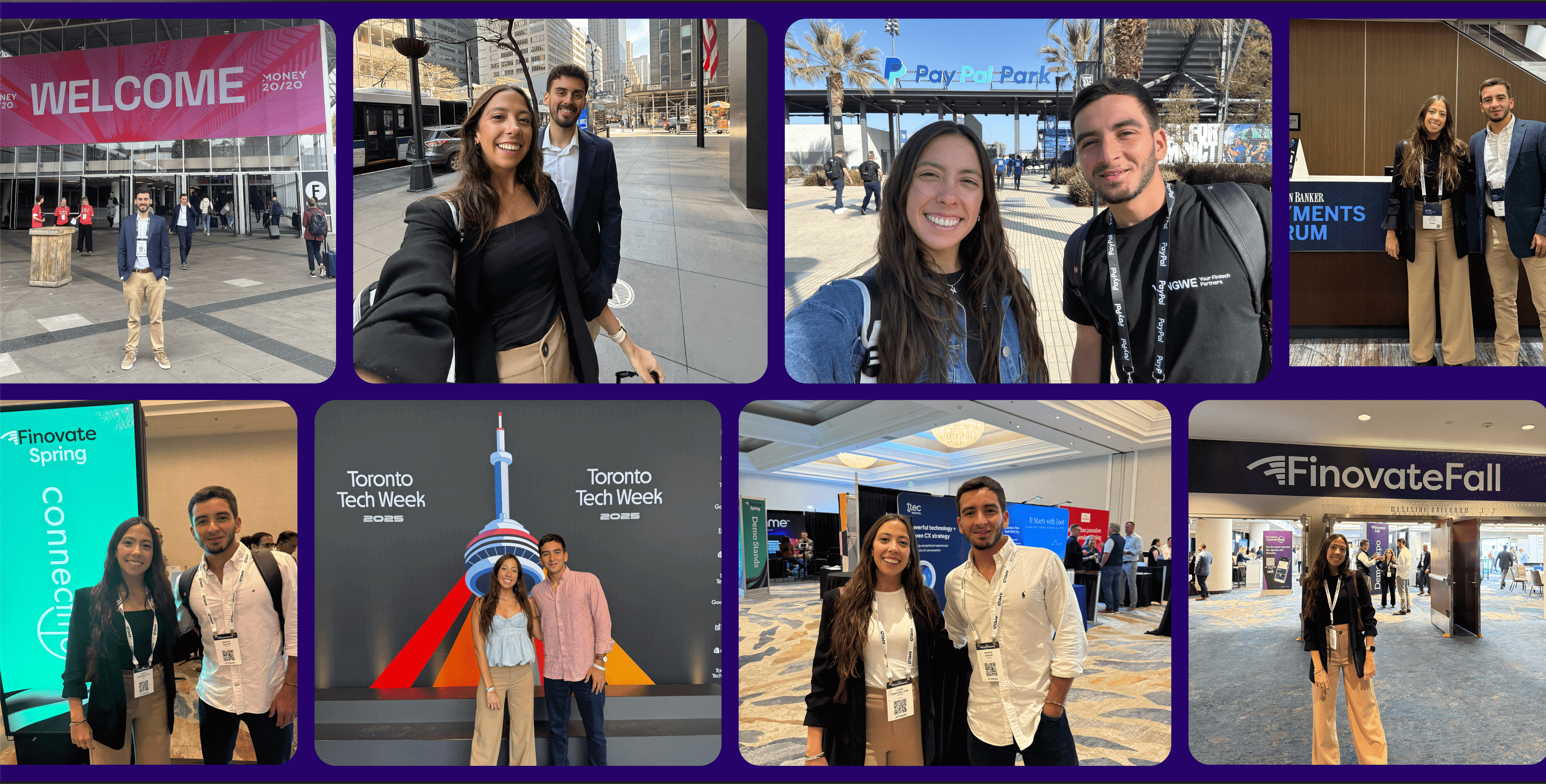 Vangwe team at fintech conferences Vangwe team at fintech conferences