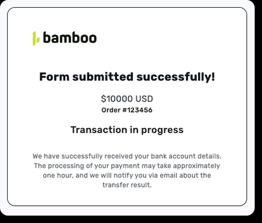 Bamboo Cross-Border Payment Solutions