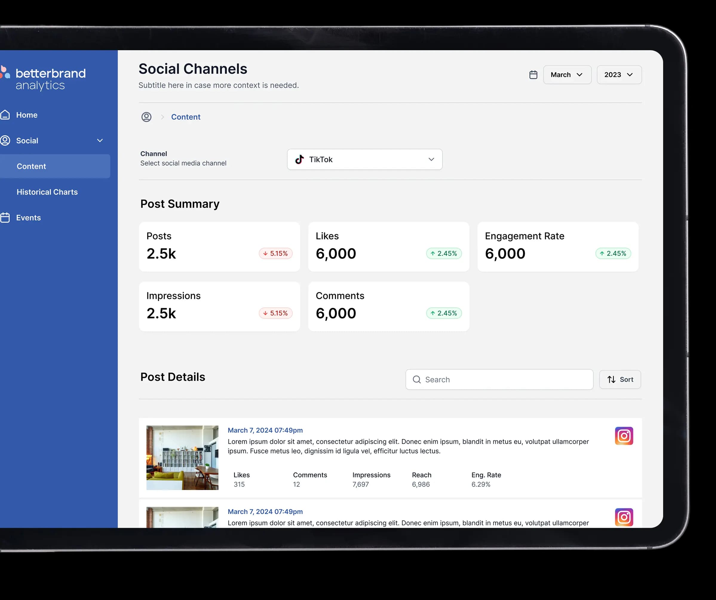 Better Brand Analytics platform development