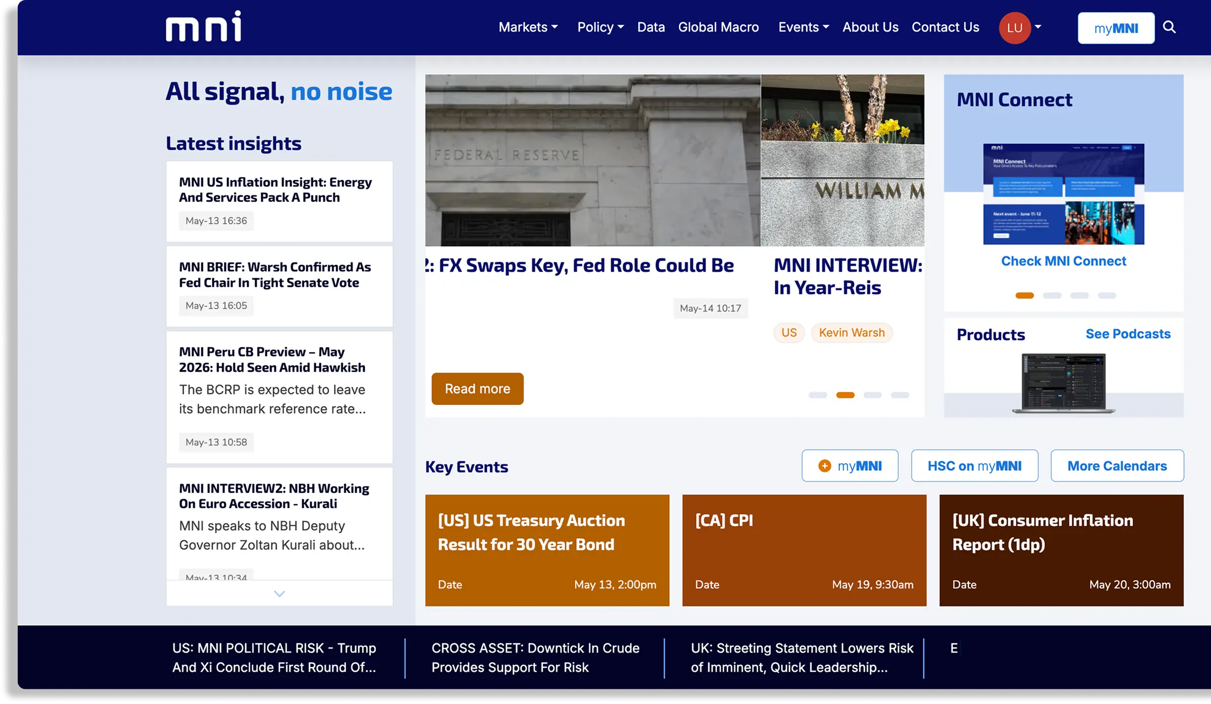 MNI Market Intelligence Platform