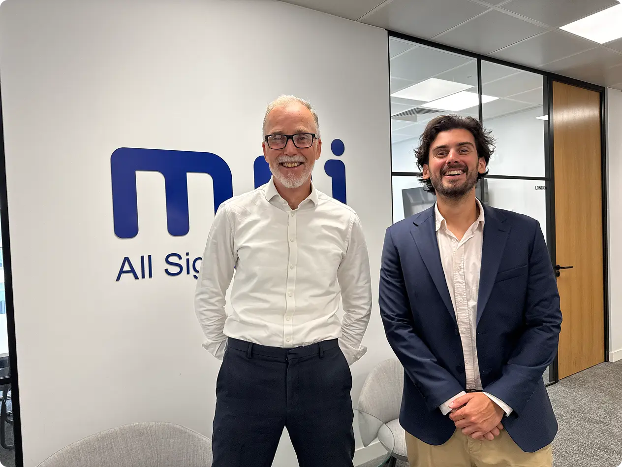 Vangwe team at MNI offices in London