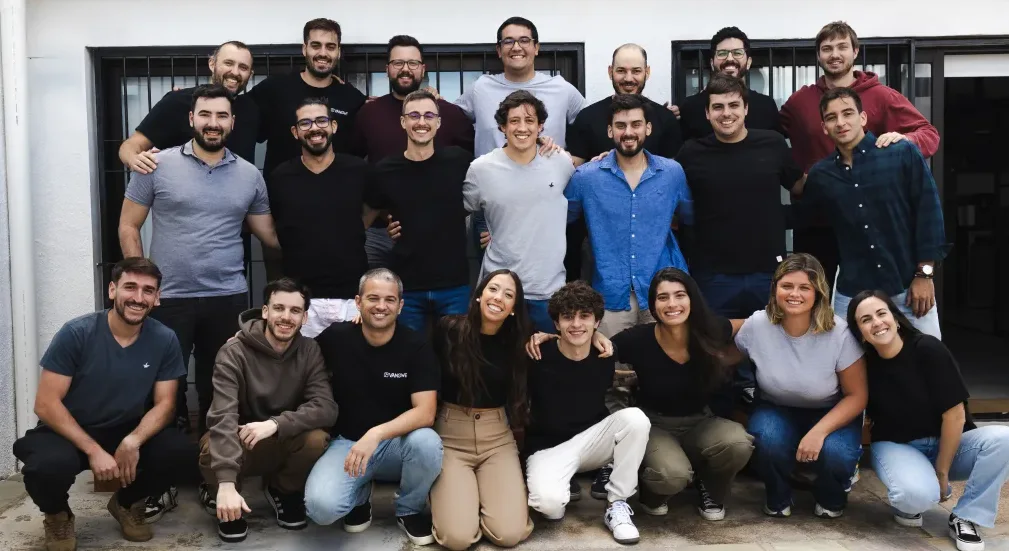 The Vangwe team at the Montevideo office