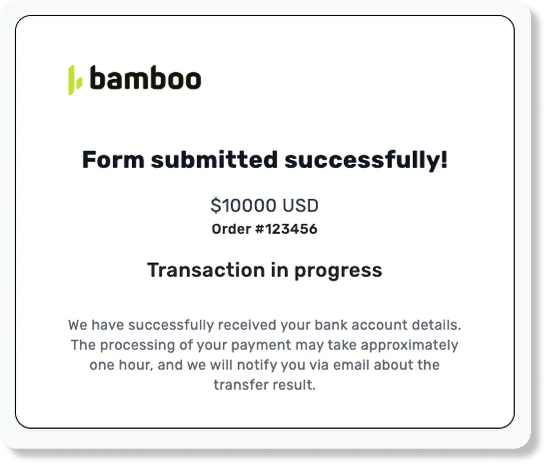 Bamboo Cross-Border Payment Solutions