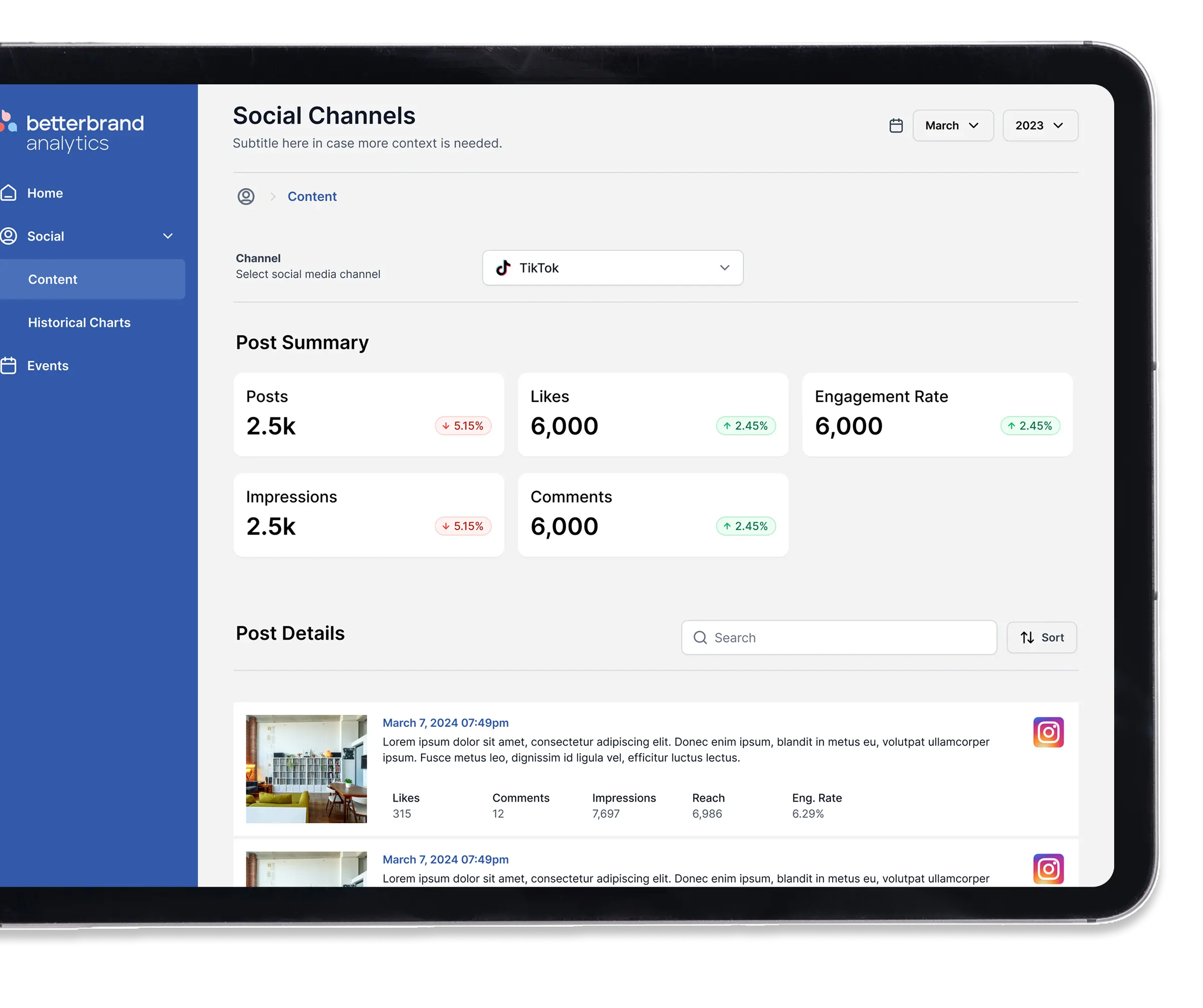 Better Brand Analytics platform development