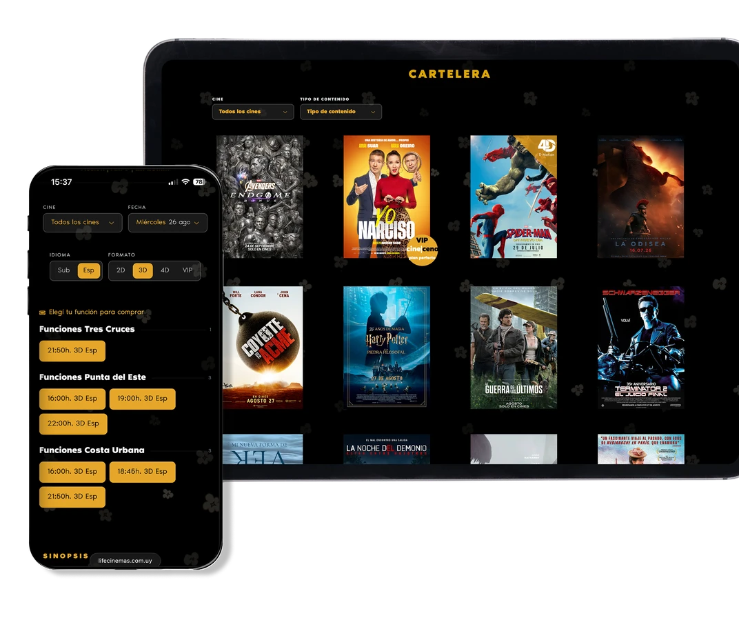 Life Cinemas digital ecosystem overview