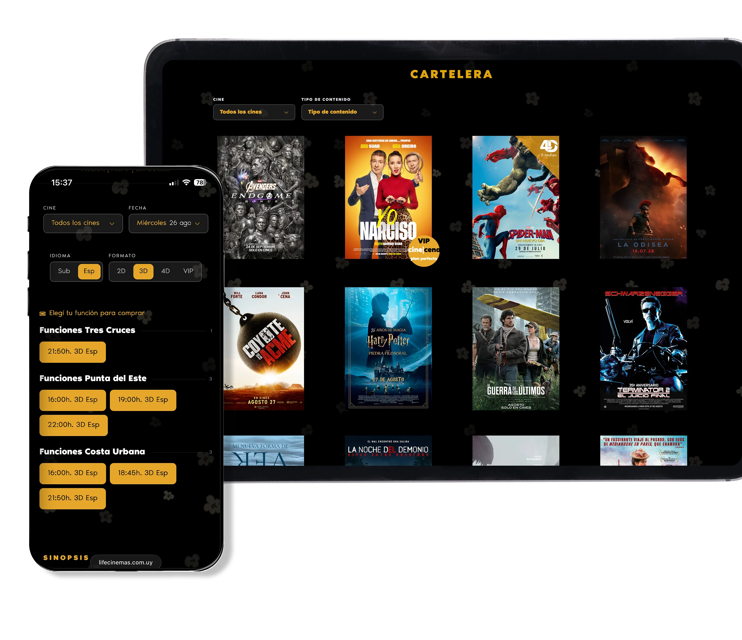 Life Cinemas digital ecosystem overview