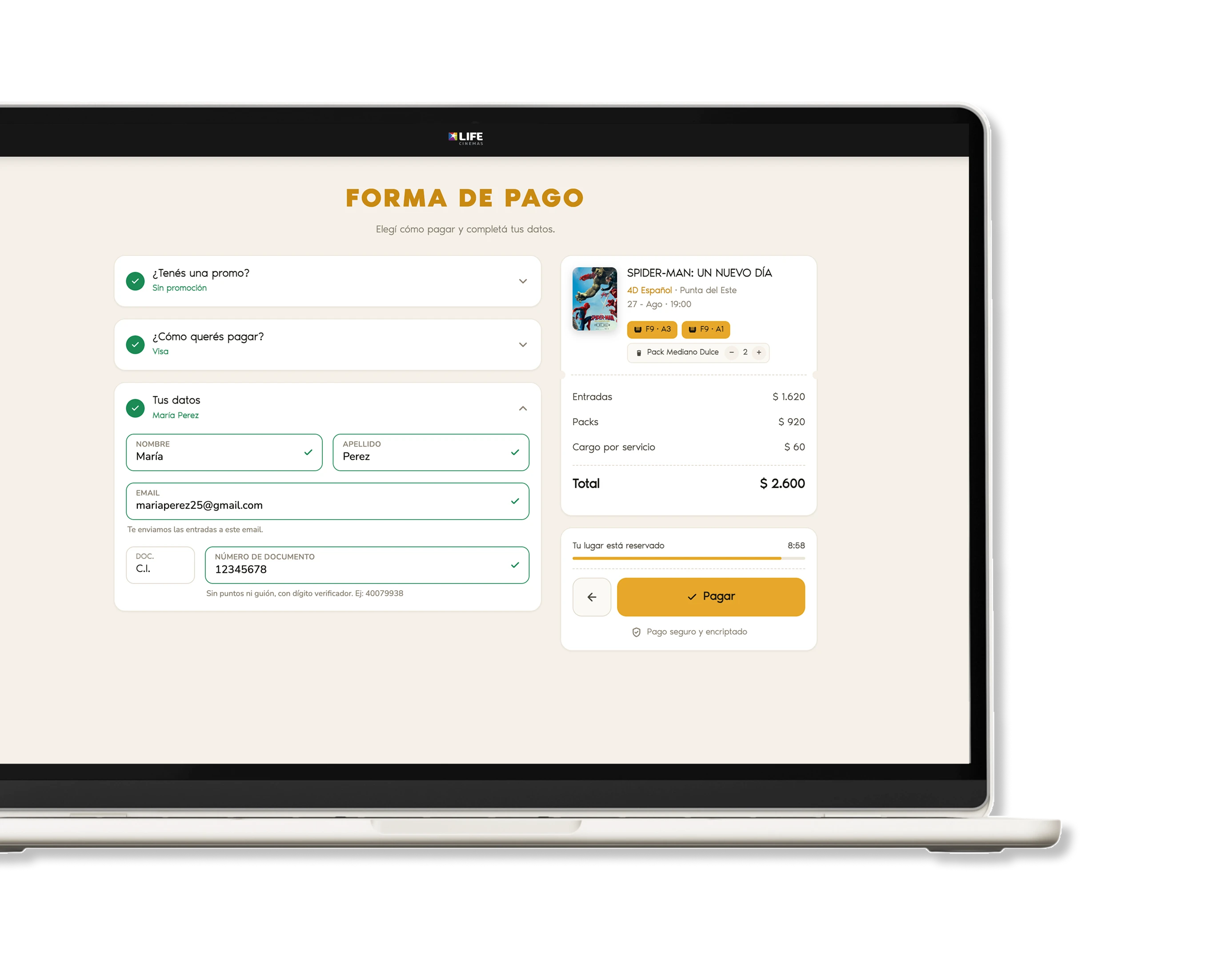 Life Cinemas platform management