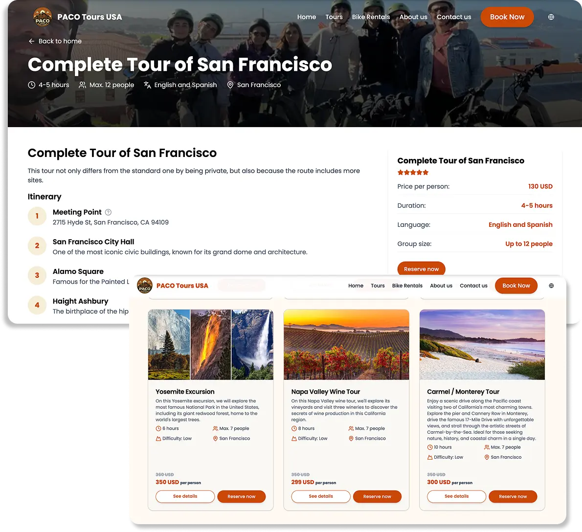 Paco's Tours USA city tour experience