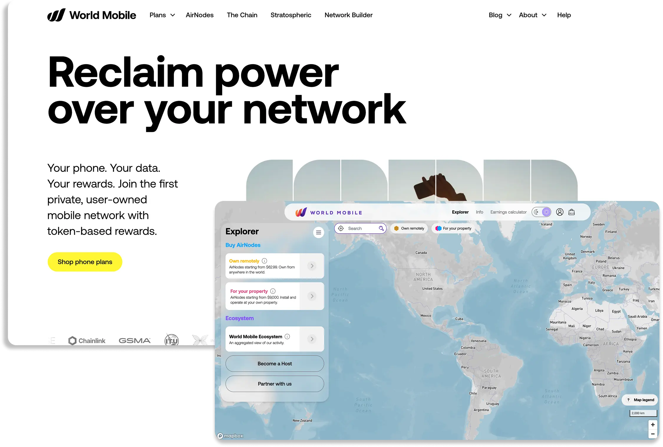 World Mobile decentralized network platform